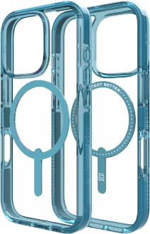 Mbështjellës Zagg Santa Cruz Snap MagSafe për iPhone 16 Pro, Blu