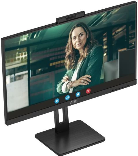 Monitor AOC 24P3CW 24\" IPS Full HD USB-C 65W me webcam 5MP, zi