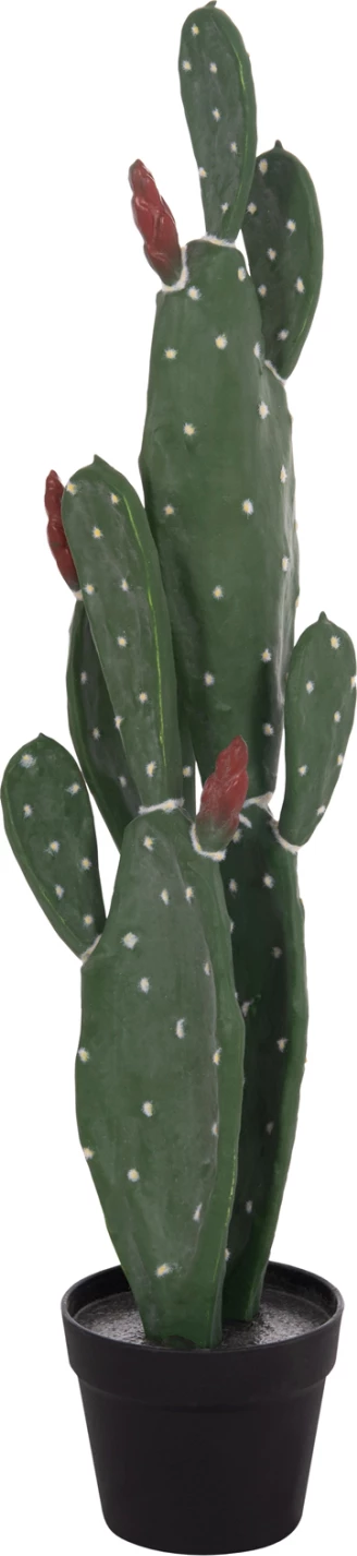 Bimë dekorative sintetike në vazo, kaktus, FH4748, 16x20x85cm