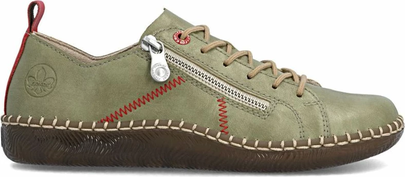 Këpucë Rieker për femra, të gjelbra