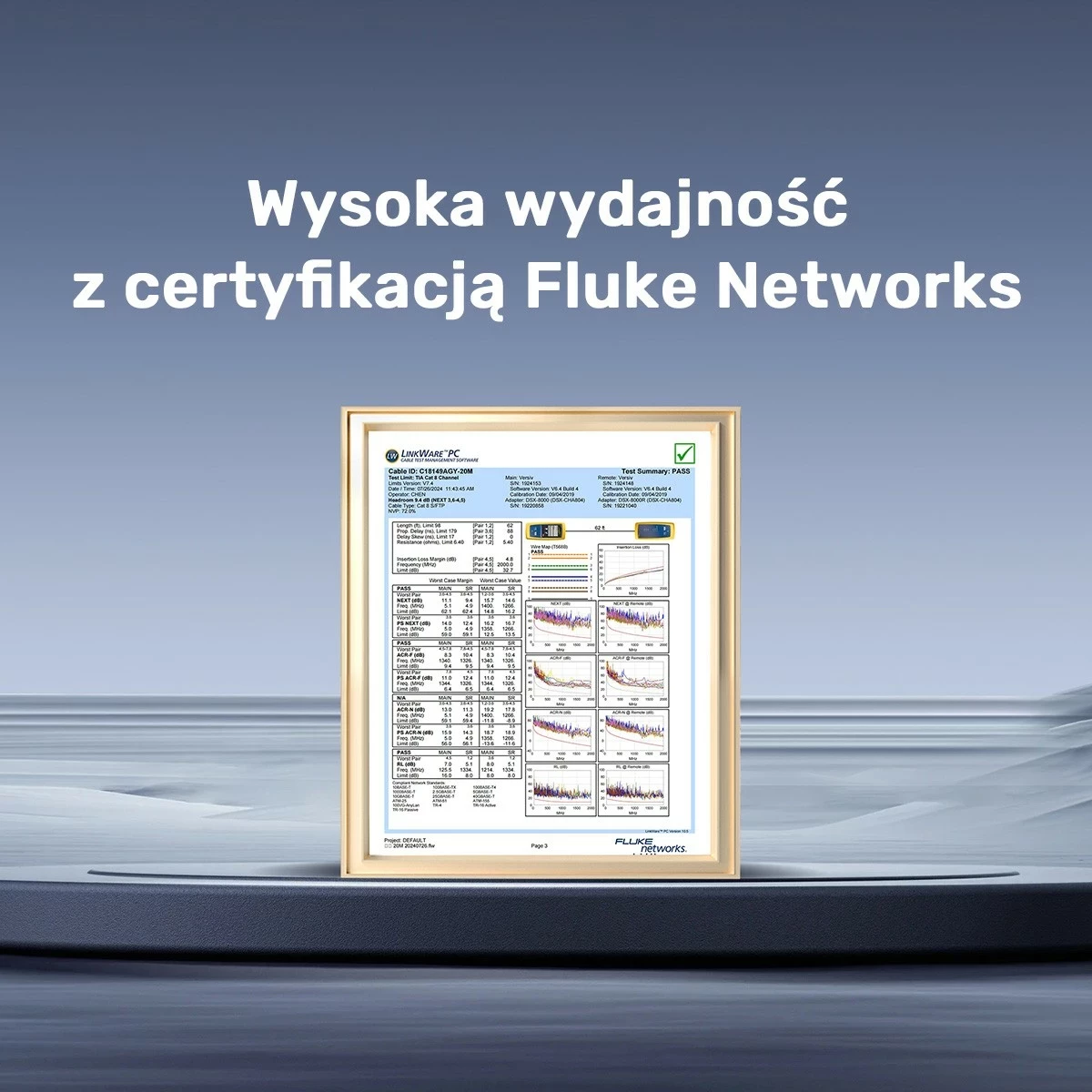 Kabëll Ethernet Unitek RJ-45 LAN, patchcord cat.8, 8m, ngjyrë zi-gri