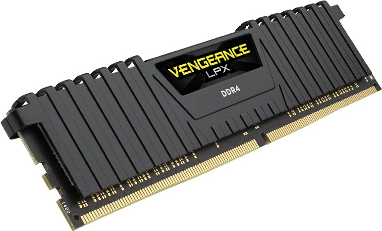 RAM Memorje Corsair Vengeance LPX CMK8GX4M1A2400C14 8GB DDR4 2400MHz CL14 XMP 2.0 1.20V 1x modul me radiator low-profile, e zezë