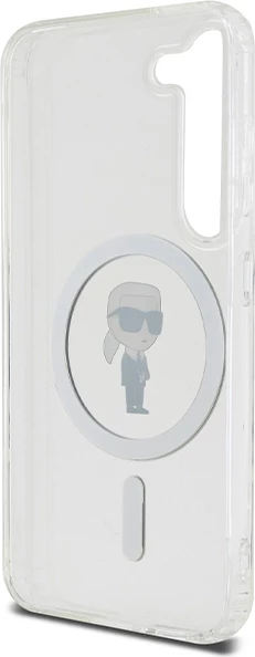 Mbështjellës Karl Lagerfeld IML Ikonik MagSafe për Samsung Galaxy S24, Transparent