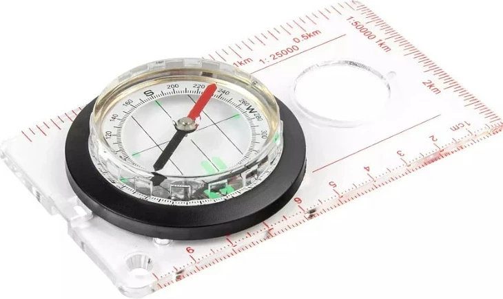 Busull kartografike Max Fuchs MFH me rregull, Transparent