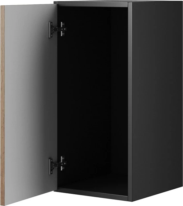 Kabinet Cama, 75x37x39, i bardhë/zi