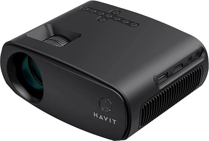 Projektor wireless Havit PJ207, 1280x720p, Wi-Fi, gri