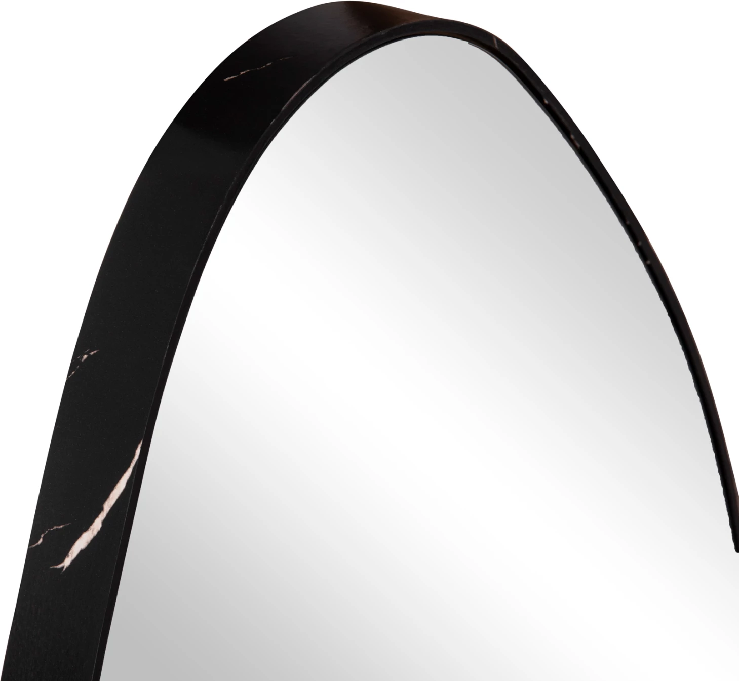 Pasqyrë muri DROP FH4488.01 kornizë MDF ngjyrë mermeri të zi 50x80H cm.