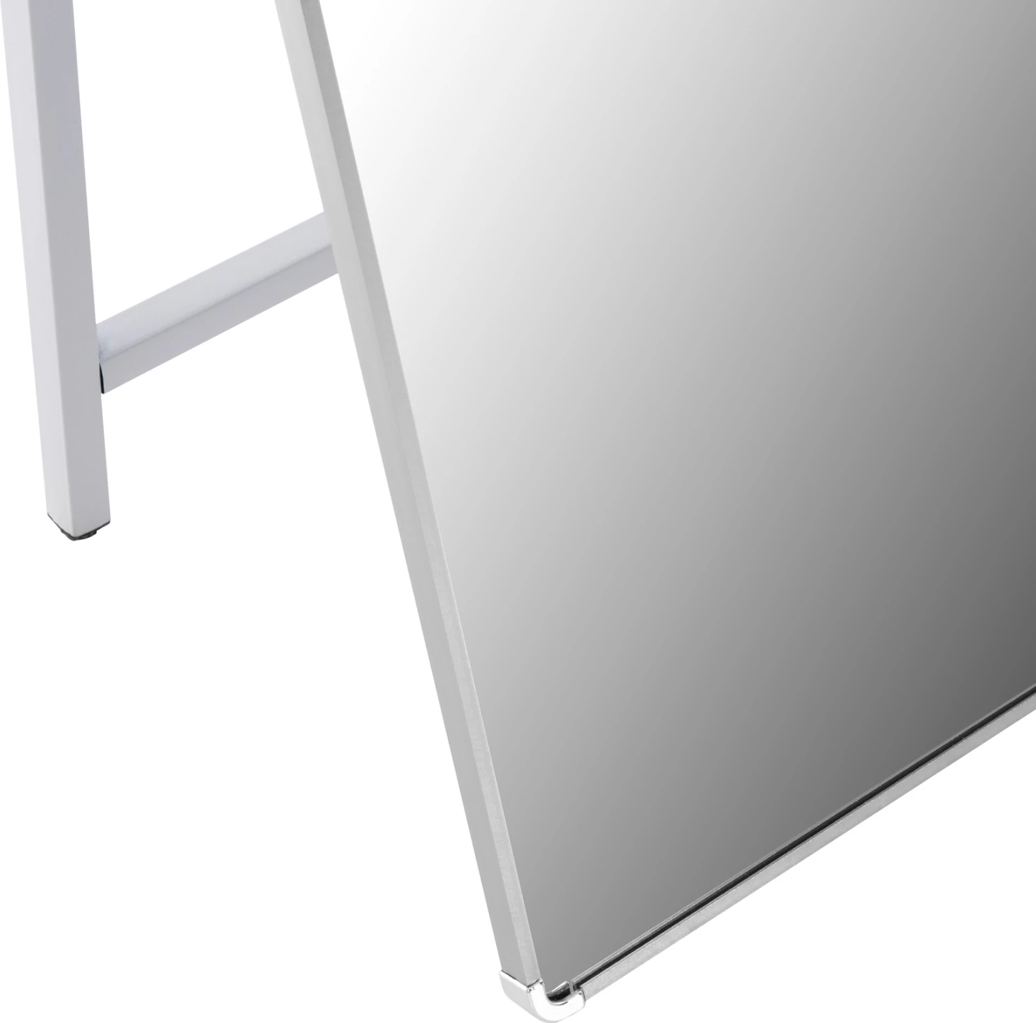 Pasqyrë qëndruese në dysheme JOELY FH9578.40 kornizë alumini ngjyrë argjendi 40x31x160H cm