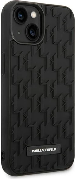 Mbështjellës Karl Lagerfeld KLHCP14MRUPKLPK për iPhone 14 Plus 6.7", hardcase, 3D Monogram, i zi