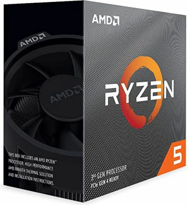 Procesor AMD Ryzen 5 5600X, 6 bërthama/12 threads, 3.7-4.6GHz, Socket AM4, me ftohës Wraith Stealth