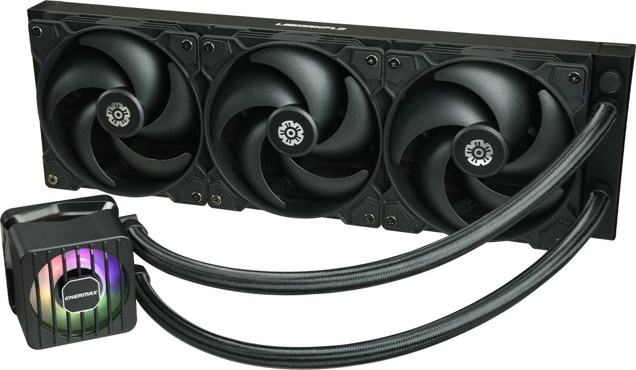 Ftohës uji Enermax LIQMAXFLO SR ELC-LMF360-SF, 360mm, LED, i zi