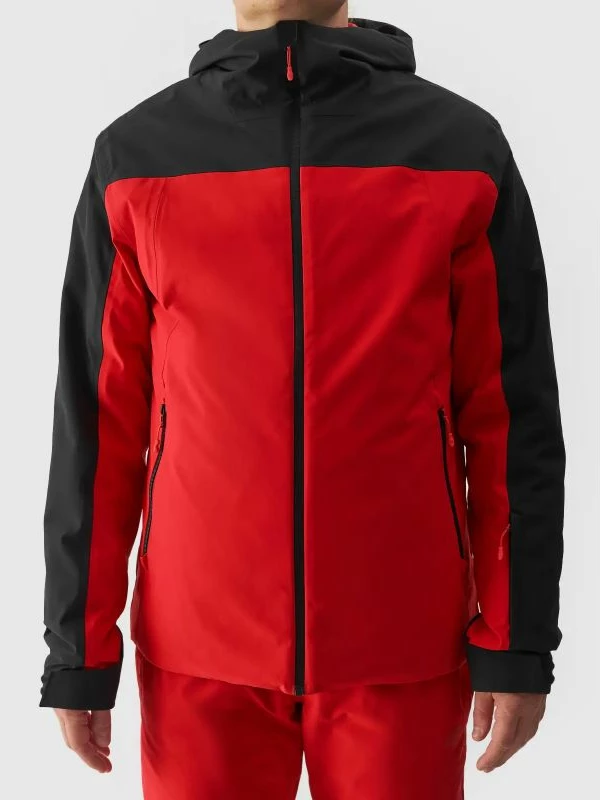 Jakne ski për meshkuj 4f, e kuqe