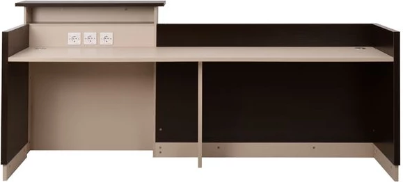 Zyrë pritjeje 240x82 wenge/bezh FH2068.01 240x82x105cm