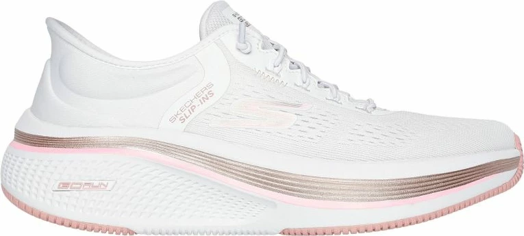 Atlete për femra Skechers, të bardha rozë