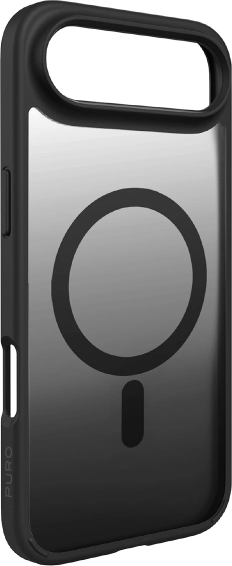 Mbështjellës Puro Gradient për iPhone 17 Air, MagSafe, TPU, Zi