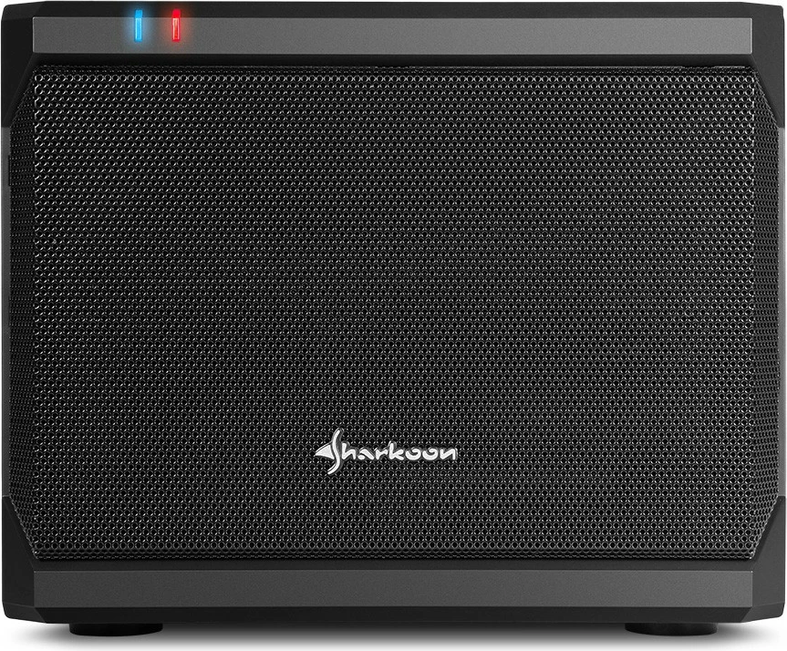 Kasë SHARKOON QB One Mini-ITX, e zezë