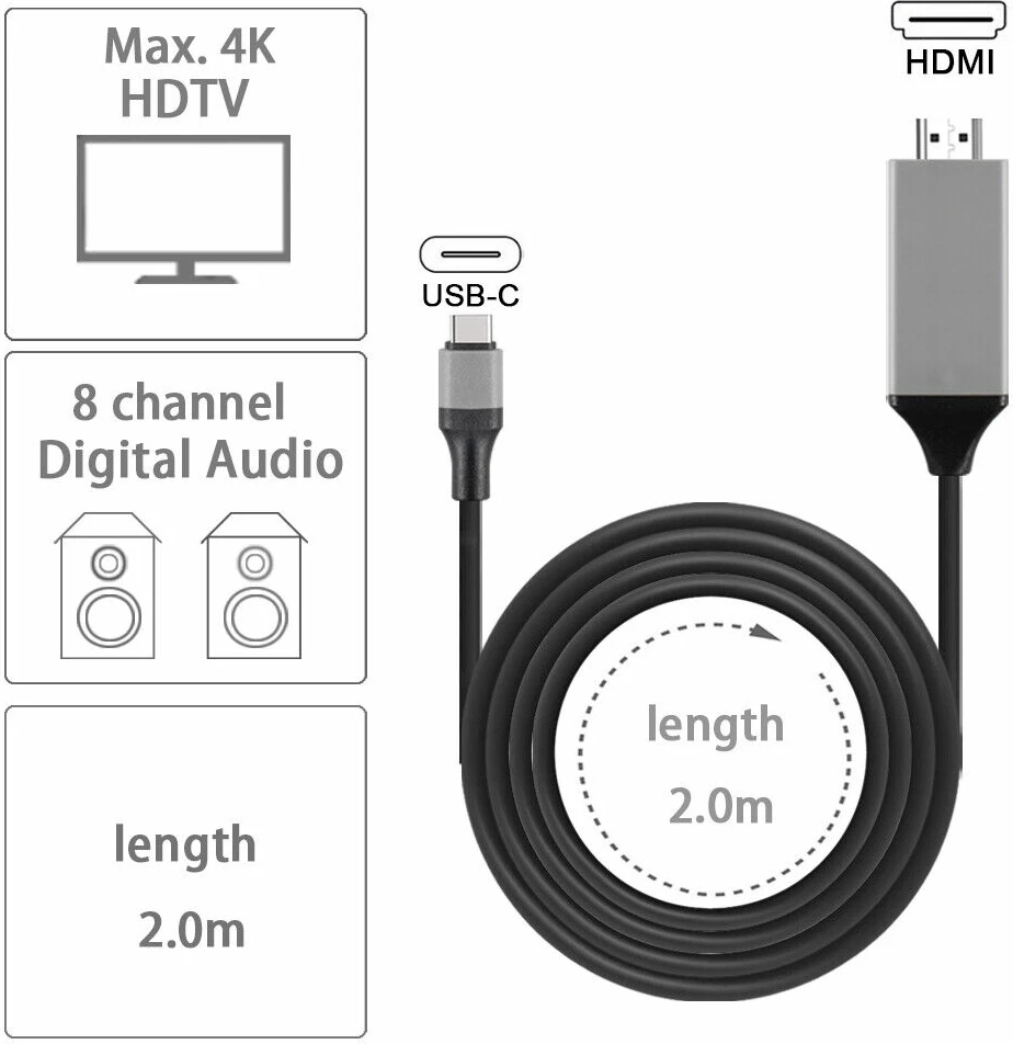 Kabllo Type C to HDTV