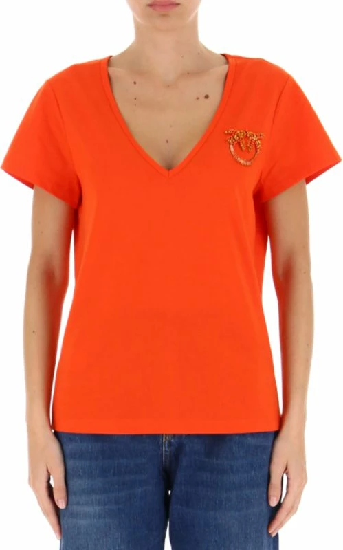 Maicë Pinko Love Birds për femra, portokalli