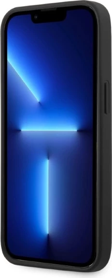 Mbështjellës Ferrari FEHMSIP14MBK për iPhone 14 Plus 6.7", silikon, MagSafe, zi