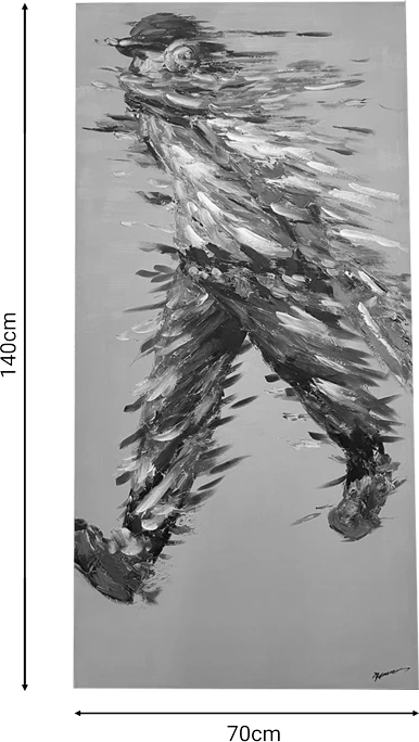 Pikturë në kanavacë Walking Inart 70x3x140cm