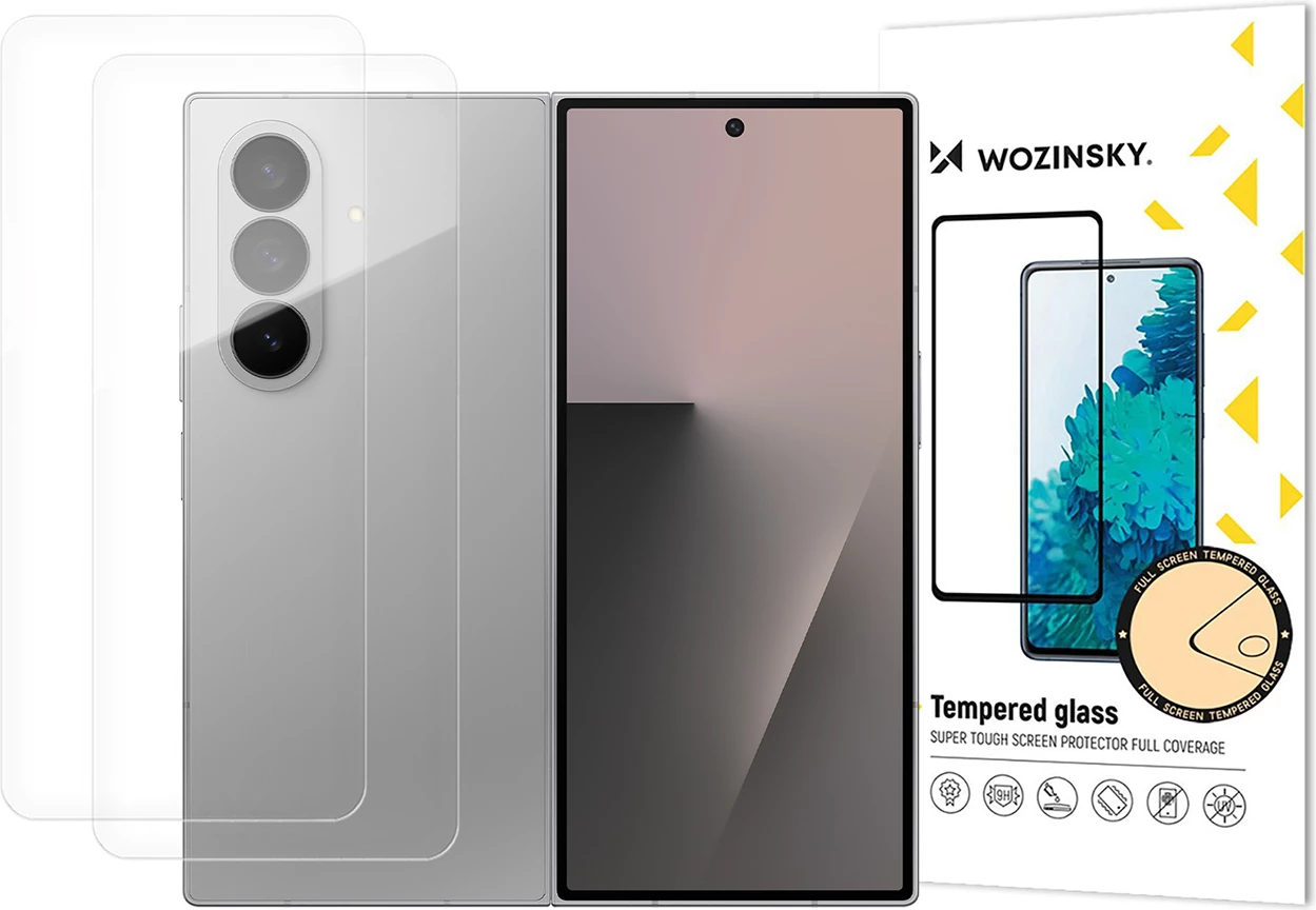 Mbështjellës Wozinsky TPU Full Body për Samsung Galaxy Z Fold 7, Set prej 2 copë