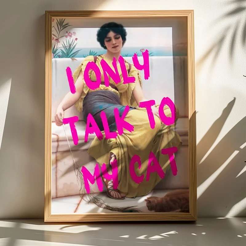 Pikturë muri Catem me kornizë, print digjital, shumëngjyrëshe, 50x2x70cm