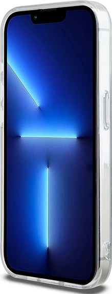 Mbështjellës DKNY IML Mono & Stripe MagSafe për iPhone 15 Pro Max, i zi