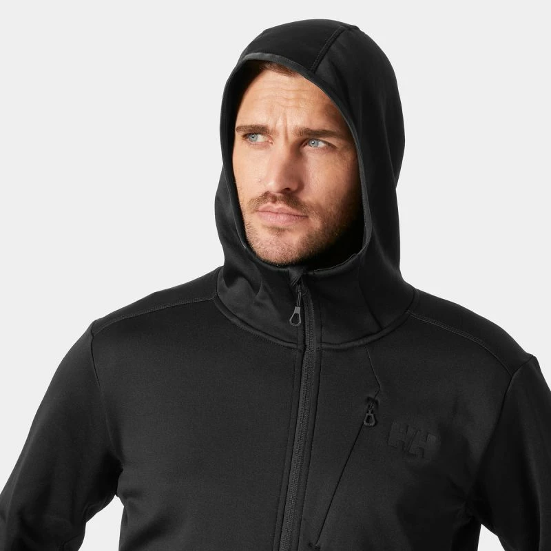 Jakne fleece për meshkuj Helly Hansen, e zezë