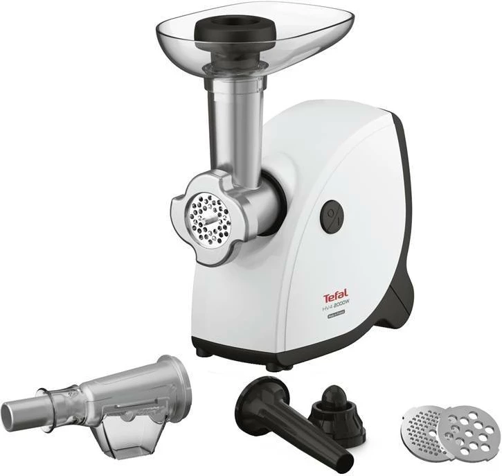 Grirëse mishi, Tefal, NE463138, 2000 W, 6-në-1, deri 2.3 kg/min, e bardhë