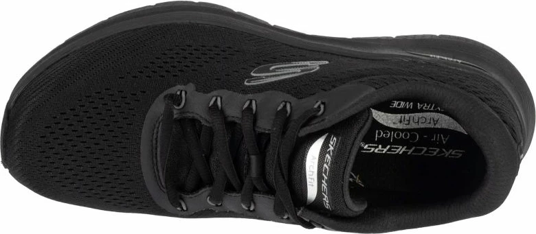 Atlete Skechers për meshkuj, të zeza