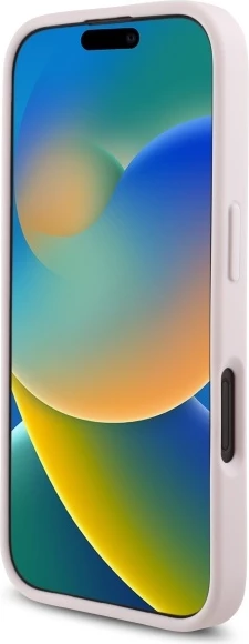 Mbështjellës Karl Lagerfeld Quilted Signature për iPhone 16, Rozë