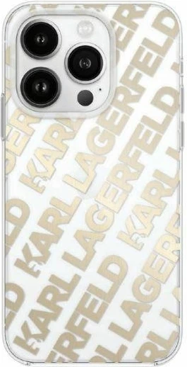 Mbështjellës Karl Lagerfeld IML Fullover Logo për iPhone 15/14/13, Ari
