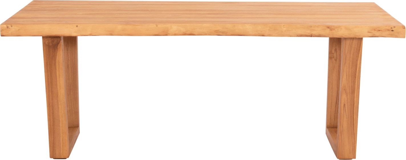 Tavolinë ngrënieje LEOPOLD FH9933.01 dru TEAK masiv, ngjyrë natyrale, 200.5x107x76H cm.