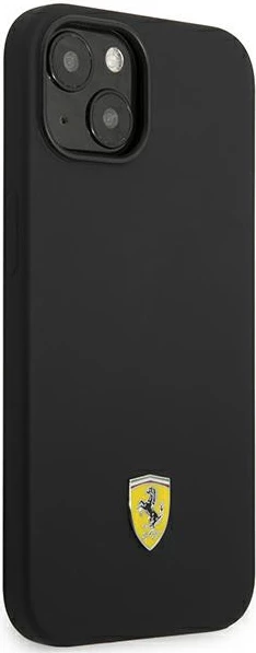 Mbështjellës Ferrari FEHCP14SSIBBK për iPhone 14 6.1", silikon, i zi
