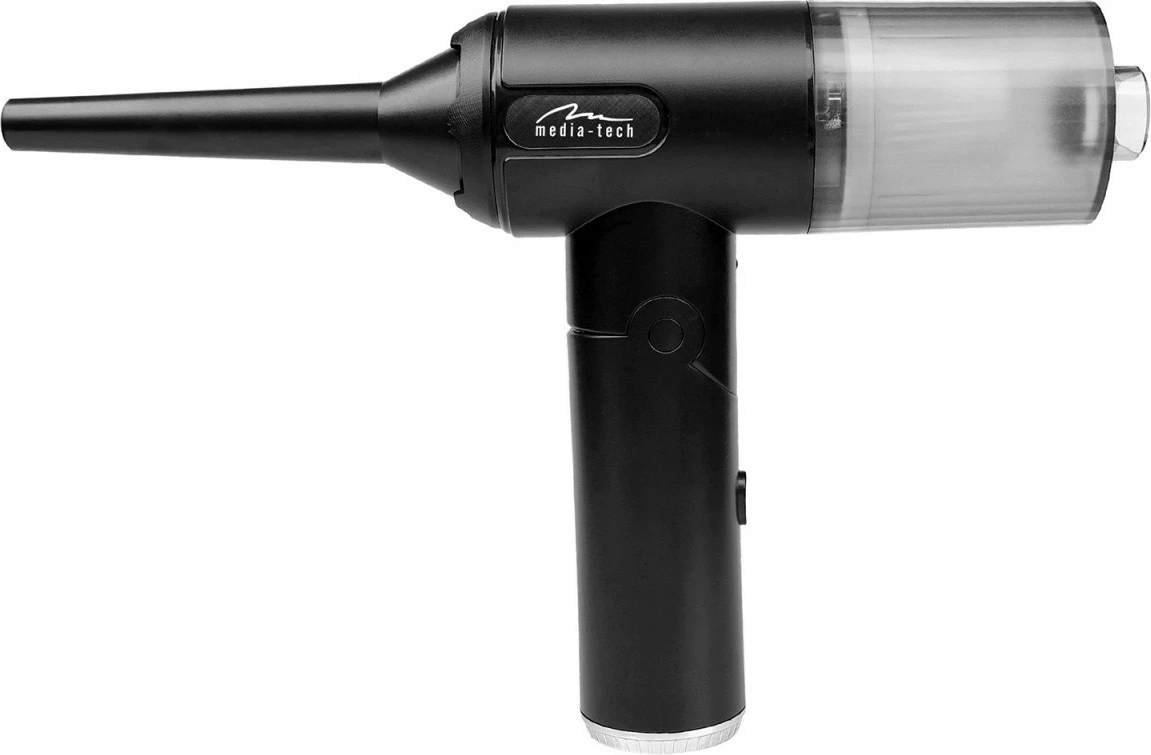 Fryrës/aspirator dore 2‑në‑1 Media‑Tech MT6538 65W 6800Pa 30 m/s LED bateri USB‑C, i zi, set me aksesorë