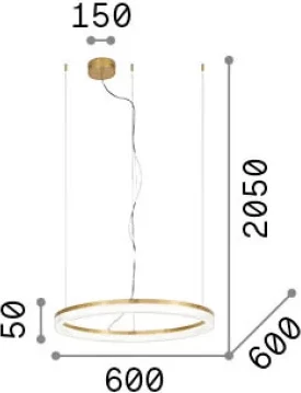 Llambë e varura Crown sp d60