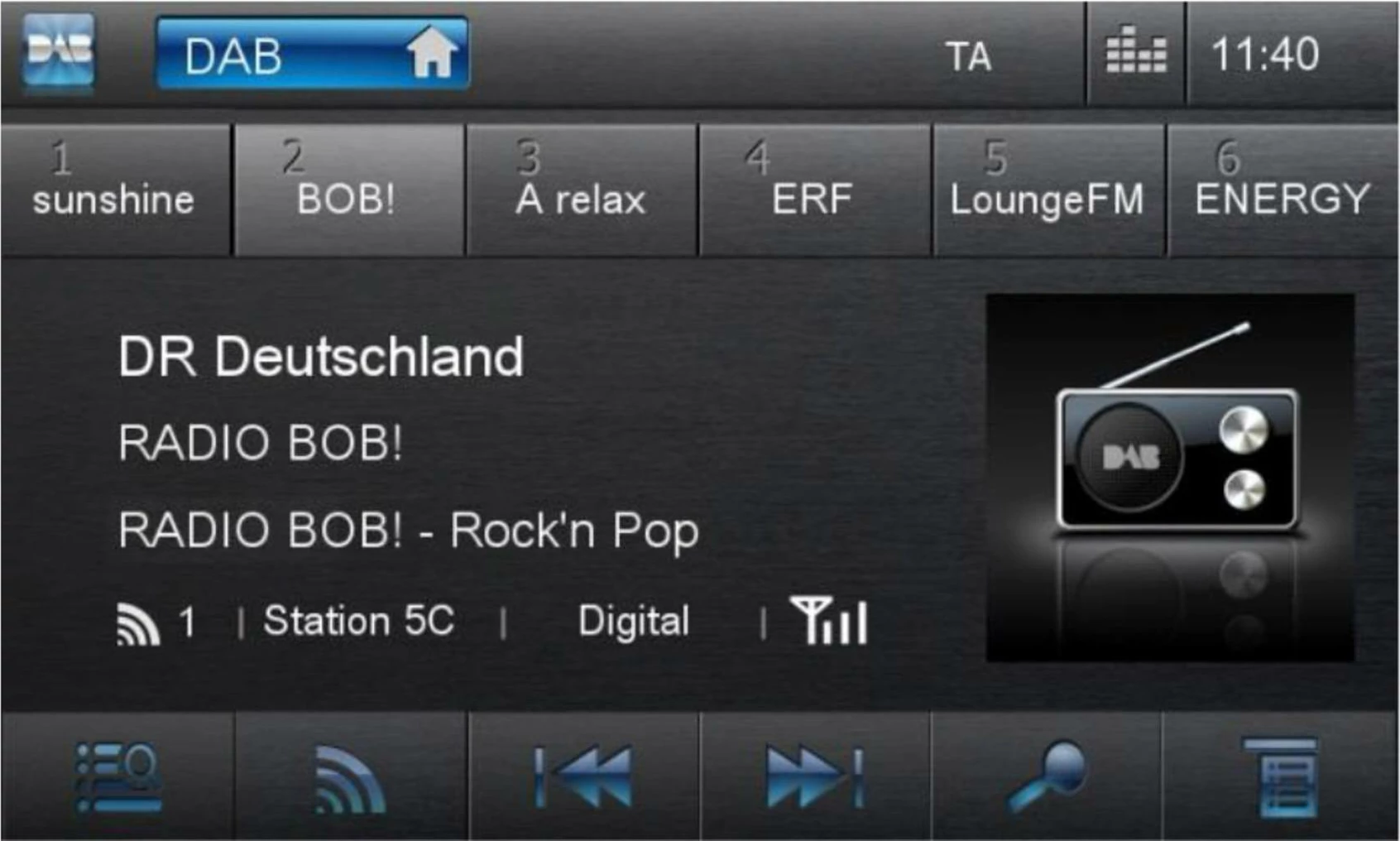 Pajisje DAB+ për Përmirësim të Radios BLAUPUNKT CARBLMM008