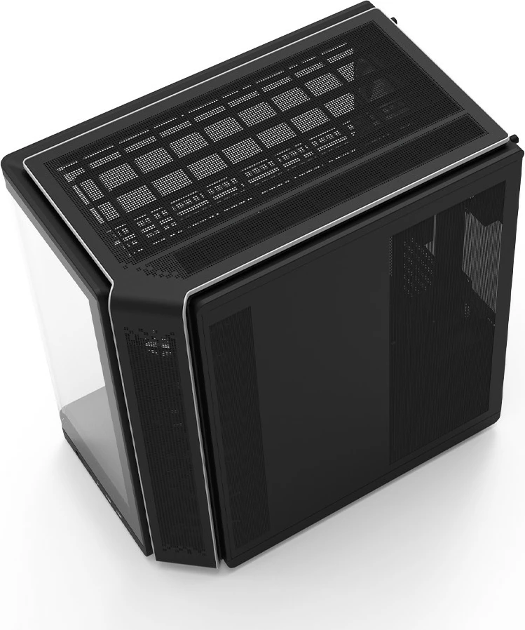 Kasë Zalman P60 Black Mid-Tower, ATX/Micro ATX/Mini ITX, 5x ARGB ventilatorë, USB Type-C, panel xhami, e zezë