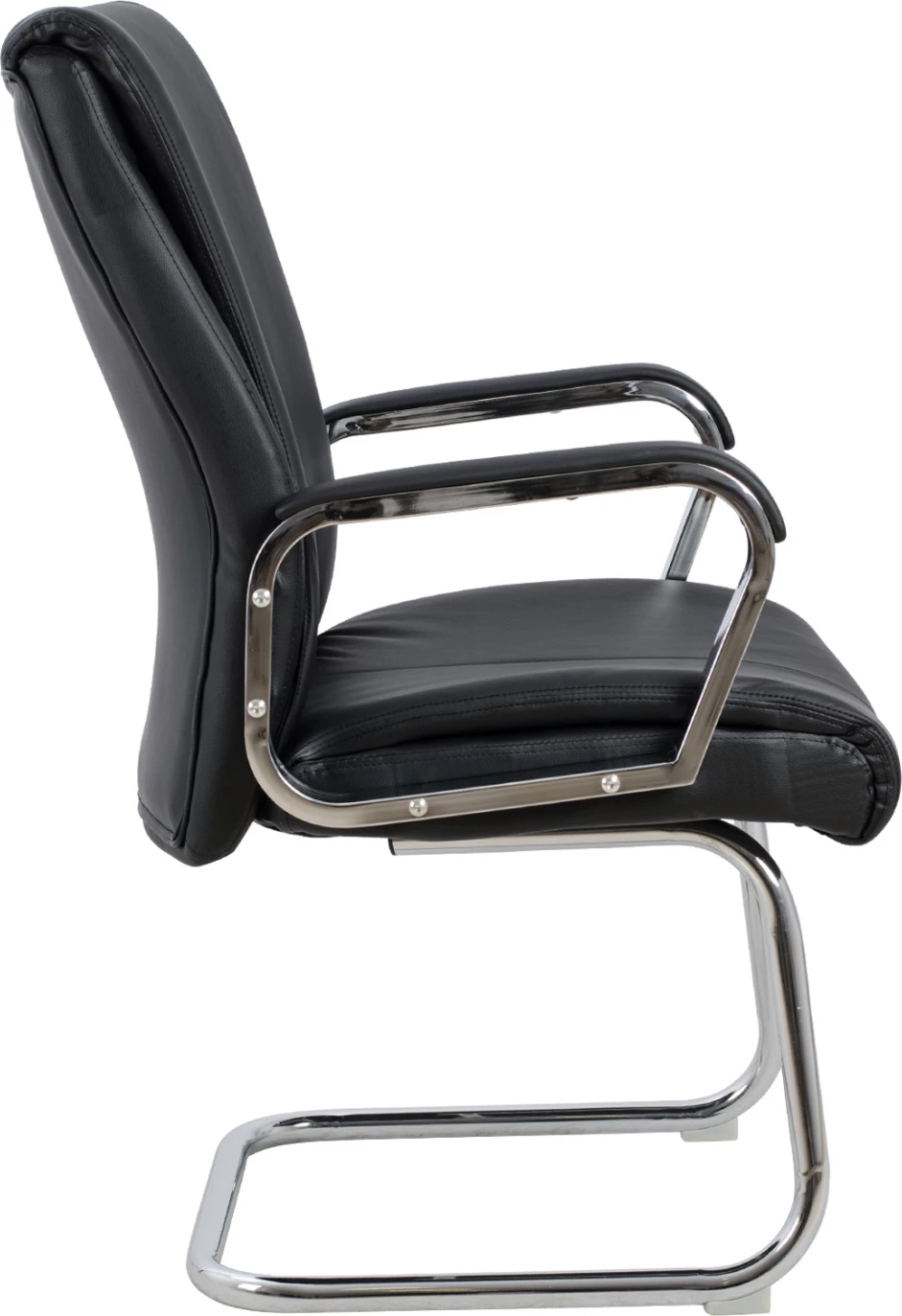 Karrige për zyre konferencash FH1094.01, set prej 2 copë, e zezë