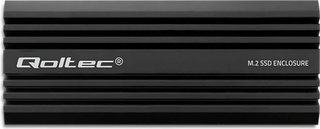Kasë Qoltec NV2270 për SSD M.2 SATA/NVMe, USB-C, 2TB, e zezë