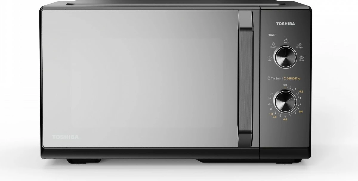 Mikrovalë Toshiba MW3-MM20PF(BK), 20L, 800W, e zezë, mirror finish