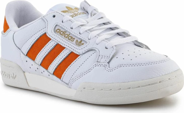 Atlete për meshkuj adidas, të bardha me portokalli