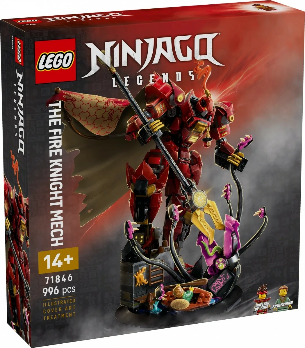 Set LEGO Ninjago Fire Knight Mech 71846, 996 pjesë, për 14+