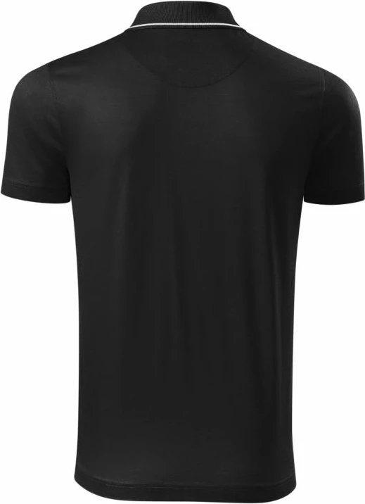 Fanellë polo për meshkuj Malfini, e zezë