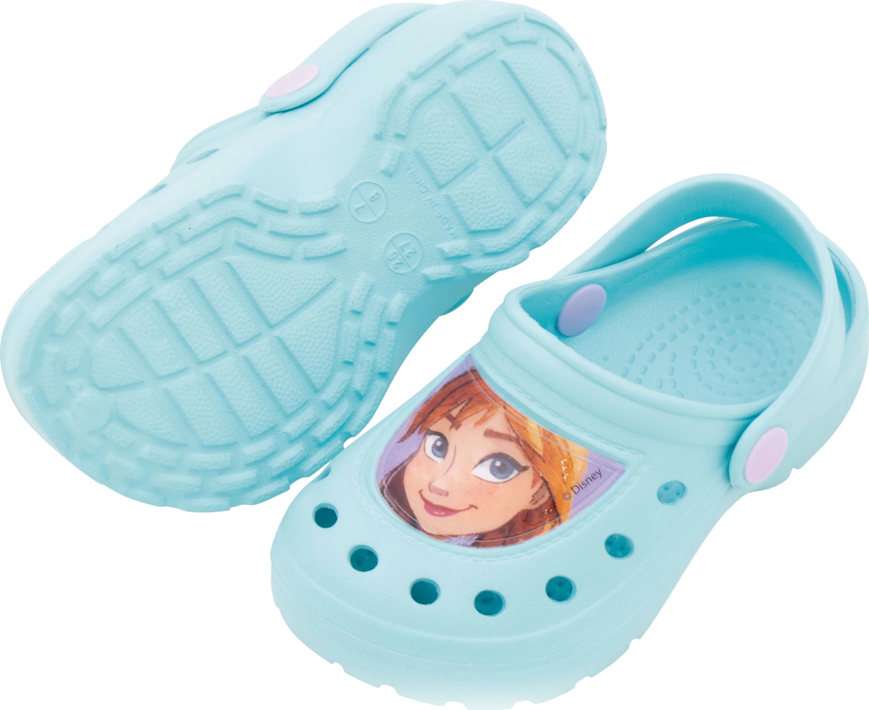 Papuqe Disney Eva Clogs W/Badge Frozen 8318 (Gjelbërt, 28)