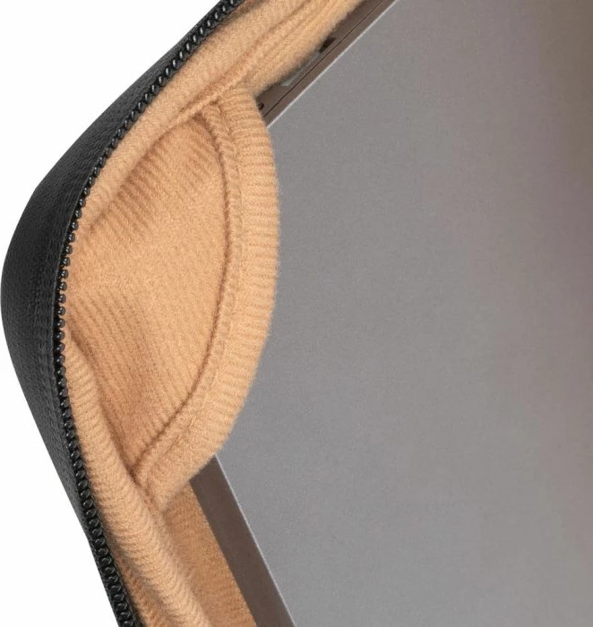 Mbështjellës (sleeve) për MacBook Air 15\" RivaCase 8115, ECO RPET, super i hollë, me zinxhir të dyfishtë, e zezë