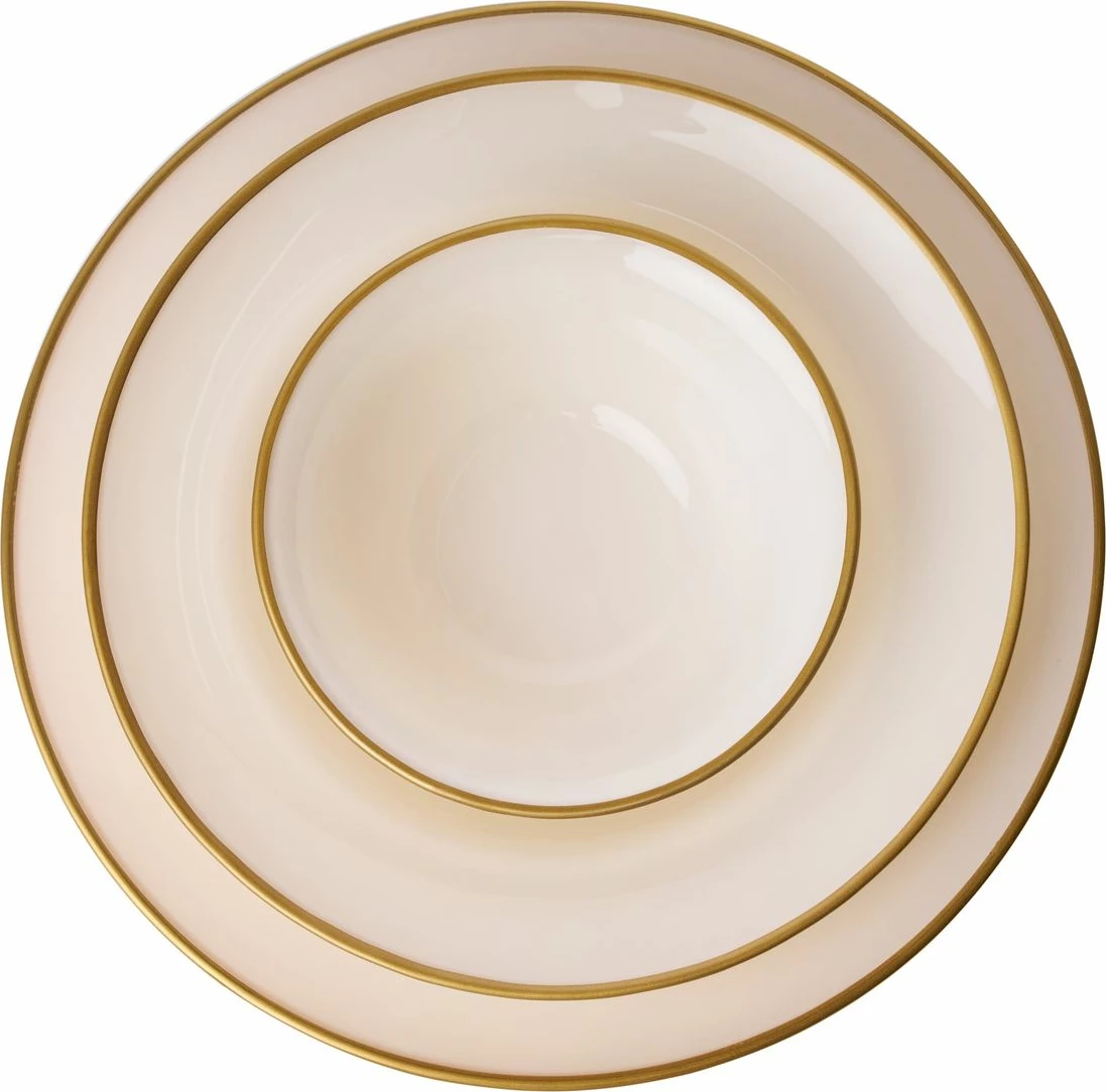 Set pjata darke Hermia, 18 copë, bezhë/ari