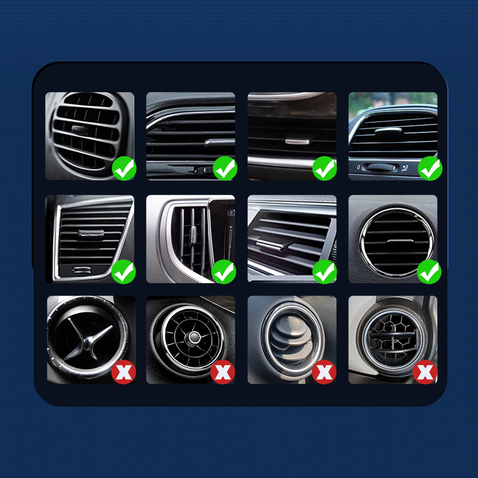 Mbajtëse makine për celular me karikues wireless MagSafe 15W, Joyroom JR-ZS291, për grilë ajrimi, me rrotullim 360°, me kabllo USB-A në USB-C, argjendtë