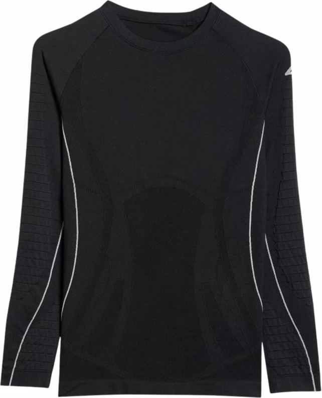 Maicë termoaktive për femra 4f, e zezë