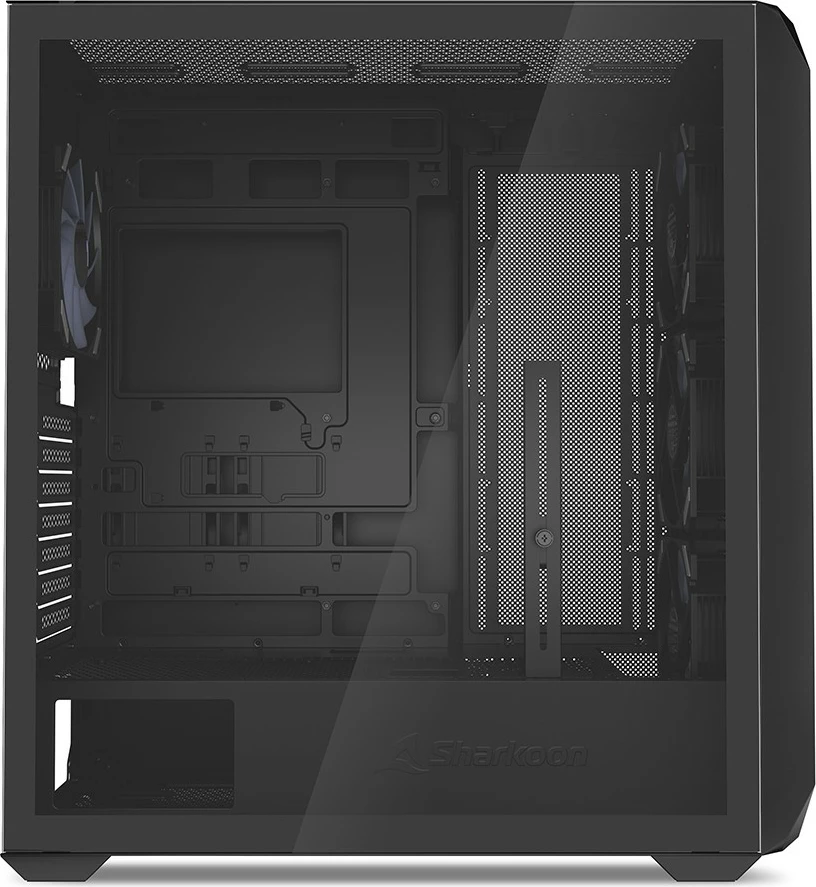 Kasë Sharkoon AK3 RGB ATX 1xGlas, e zezë